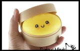 NEW - RMS Mystery Jelly Gel Series 3.5" Dumpling Dim Sum - Ultra Squishy Relaxing Sensory Fidget Stress Toy
