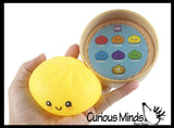 NEW - RMS Mystery Jelly Gel Series 3.5" Dumpling Dim Sum - Ultra Squishy Relaxing Sensory Fidget Stress Toy