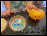 NEW - RMS Mystery Jelly Gel Series 3.5" Dumpling Dim Sum - Ultra Squishy Relaxing Sensory Fidget Stress Toy