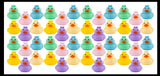 Cute Dumpling Themed Kawaii 2" Rubber Ducks - Rubber Duckies Ducklings - Cute Novelty Prize Reward Giveaway