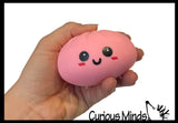 NEW - Mystery Doh Series 3.25" Dumpling Dim Sum - Ultra Squishy Relaxing Sensory Fidget Stress Toy