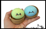 NEW - Mystery MINI Doh Series 2" Dumpling Dim Sum - Ultra Squishy Relaxing Sensory Fidget Stress Toy