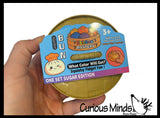 NEW - Mystery Sparkle Jelly Gel Series 3.5" Dumpling Dim Sum - Ultra Squishy Relaxing Sensory Fidget Stress Toy