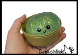 NEW - Mystery Sparkle Jelly Gel Series 3.5" Dumpling Dim Sum - Ultra Squishy Relaxing Sensory Fidget Stress Toy