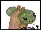 NEW - Mystery Sparkle Jelly Gel Series 3.5" Dumpling Dim Sum - Ultra Squishy Relaxing Sensory Fidget Stress Toy