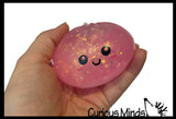 NEW - Mystery Sparkle Jelly Gel Series 3.5" Dumpling Dim Sum - Ultra Squishy Relaxing Sensory Fidget Stress Toy