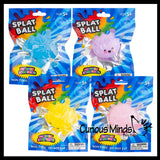 NEW - Dumpling Splat Ball -  Water Filled Splat Stress Ball - Throw to Make it Splat and Watch it Come Back Cute Squishy