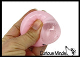 NEW - Dumpling Splat Ball -  Water Filled Splat Stress Ball - Throw to Make it Splat and Watch it Come Back Cute Squishy