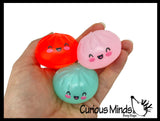 NEW - Dumpling Splat Ball -  Water Filled Splat Stress Ball - Throw to Make it Splat and Watch it Come Back Cute Squishy