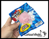 NEW - Dumpling Splat Ball -  Water Filled Splat Stress Ball - Throw to Make it Splat and Watch it Come Back Cute Squishy