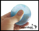 Sugar Dumpling Dim Sum - Thick Glue/Gel Syrup Molasses Stretch Ball - Ultra Squishy and Moldable Slow Rise Relaxing Sensory Fidget Stress Toy