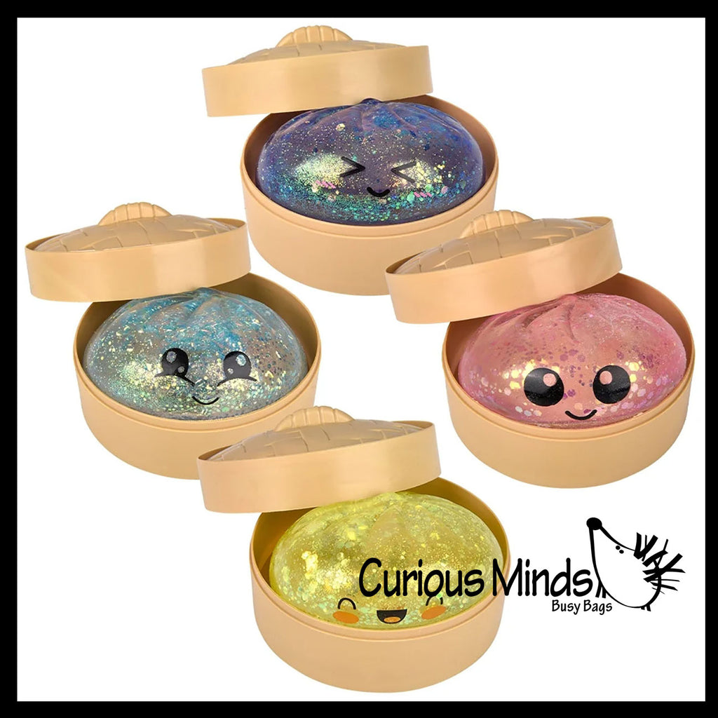 NEW - Mystery Sugar 4 Color Series 3.5" Dumpling Dim Sum - Ultra Squishy Relaxing Sensory Fidget Stress Toy (Copy) (Copy)