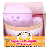 Doh Dumpling Dim Sum - Mystery Number of Babies - Ultra Squishy Relaxing Sensory Fidget Stress Toy
