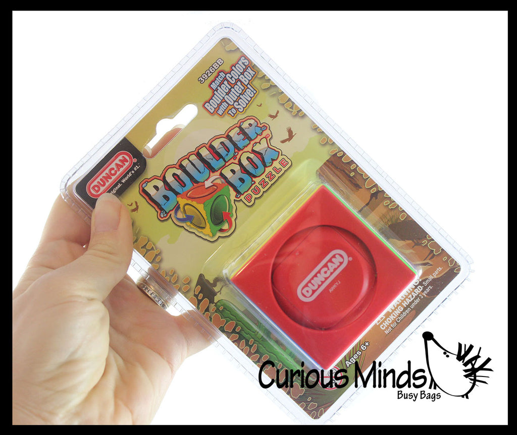 NEW - Duncan Boulder Box Speed Quick Cube Multi-Colored Puzzle Speed Cube Games - Problem-Solving Brain Teaser Logic Toys - Travel Toy Fidget