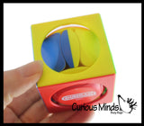 NEW - Duncan Boulder Box Speed Quick Cube Multi-Colored Puzzle Speed Cube Games - Problem-Solving Brain Teaser Logic Toys - Travel Toy Fidget