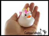 Cute Spring Animal Shaped Kawaii 2" Rubber Ducks - Rubber Duckies Baby Ducklings - Cute Novelty Prize Reward Giveaway Easter