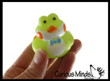 Cute Spring Animal Shaped Kawaii 2" Rubber Ducks - Rubber Duckies Baby Ducklings - Cute Novelty Prize Reward Giveaway Easter