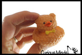 Cute Spring Animal Shaped Kawaii 2" Rubber Ducks - Rubber Duckies Baby Ducklings - Cute Novelty Prize Reward Giveaway Easter