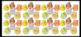 Cute Spring Animal Shaped Kawaii 2" Rubber Ducks - Rubber Duckies Baby Ducklings - Cute Novelty Prize Reward Giveaway Easter