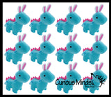 Easter Plush - Stuffed Dinosaur with Bunny Ears - Mini Stuffie for Easter Baskets Gifts Cute Dino