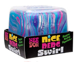 IN STOCK  - NeeDoh Jumbo SWIRL Nice Cube Berg Ice Sugar Ball - Thick Glue/Gel Stretch Ball - Ultra Squishy and Moldable Slow Rise Relaxing Sensory Fidget Stress Toy
