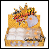 Egg Splat Ball -  Water Filled Splat Stress Ball - Throw to Make it Splat and Watch it Come Back - Easter
