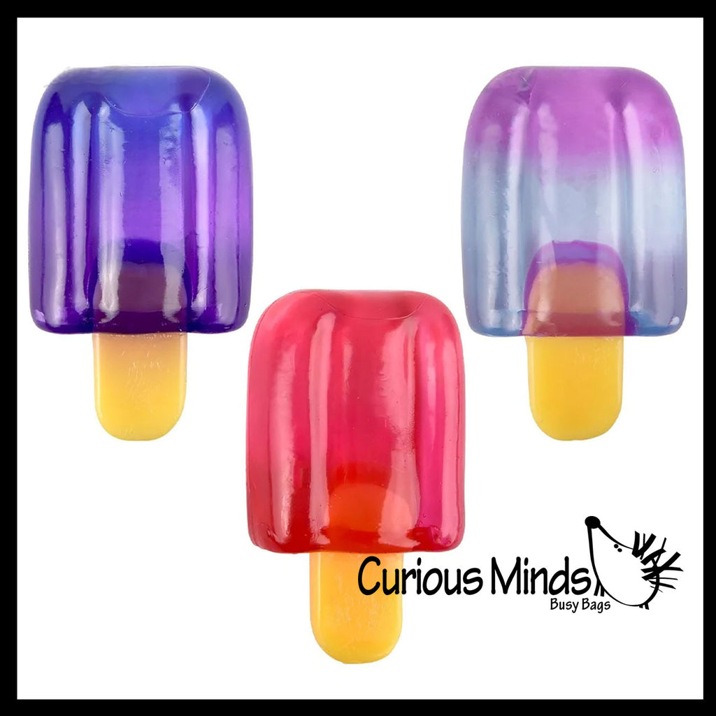 Generic Popsicle Sugar Ball - Thick Glue/Gel Stretch Ball - Ultra Squishy and Moldable Slow Rise Relaxing Sensory Fidget Stress Toy