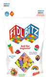 Fidlbitz Foam Block Building Toy - Sensory Fidget - Sticky Blocks - Crunchy Sound