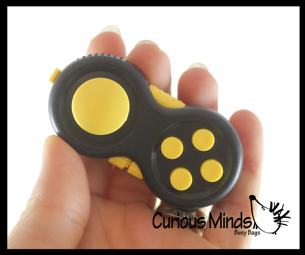Fidget Controller Cube Block  - Spinning Hand Fidget - Anxiety ADHD Spinner - Classroom and Office