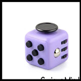 Fidget Cube Block  - Spinning Hand Fidget - Anxiety ADHD Spinner - Classroom and Office