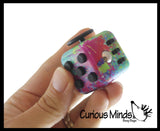 Fidget Cube Block  - Spinning Hand Fidget - Anxiety ADHD Spinner - Classroom and Office