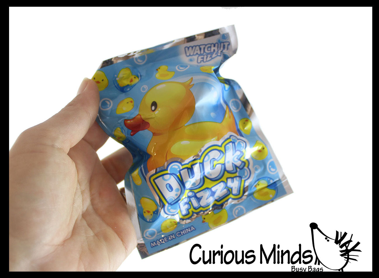 Fizzy Duck - Place Duck in Water and Watch it Fizz and Dissolve to Reveal a Surprise Mini Duck