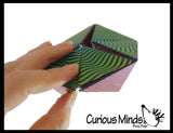 Infinity Flip and Fold Optical Illusion Fidget - Magic Endless Folding Fidget Toy - Flip Over and Over - Bend and Fold Crazy Shapes Puzzle - ADD Anxiety