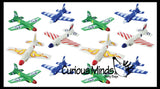 Soft Foam Plane Glider Toy - Paper Airplane Aviation - Indoor or Outdoor Play - Floats