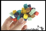 Foam Bitz - Block Building Toy - Sensory Fidget - Sticky Blocks - Crunchy Sound
