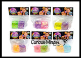Mini Sugar Ice Cube Ball - Thick Glue/Gel Syrup Molasses Stretch Ball - Ultra Squishy and Moldable Slow Rise Relaxing Sensory Fidget Stress Toy Square Ice