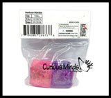 Mini Sugar Ice Cube Ball - Thick Glue/Gel Syrup Molasses Stretch Ball - Ultra Squishy and Moldable Slow Rise Relaxing Sensory Fidget Stress Toy Square Ice