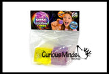 Mini Sugar Ice Cube Ball - Thick Glue/Gel Syrup Molasses Stretch Ball - Ultra Squishy and Moldable Slow Rise Relaxing Sensory Fidget Stress Toy Square Ice