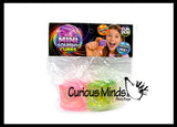 Mini Sugar Ice Cube Ball - Thick Glue/Gel Syrup Molasses Stretch Ball - Ultra Squishy and Moldable Slow Rise Relaxing Sensory Fidget Stress Toy Square Ice