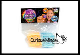 Mini Sugar Ice Cube Ball - Thick Glue/Gel Syrup Molasses Stretch Ball - Ultra Squishy and Moldable Slow Rise Relaxing Sensory Fidget Stress Toy Square Ice