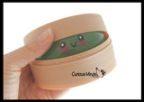 NEW - Mystery 3.5" Dumpling Dim Sum - 6 Different Fillings - Which Will You Get - Ultra Squishy Relaxing Sensory Fidget Stress Toy