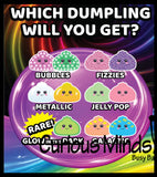 NEW - Mystery 3.5" Dumpling Dim Sum - 6 Different Fillings - Which Will You Get - Ultra Squishy Relaxing Sensory Fidget Stress Toy