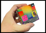 Rainbow Soft Fuzzy Ball - Fuzz Velvet Doh Ball