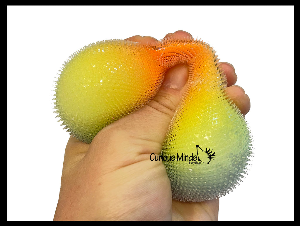 Rainbow Soft Fuzzy Ball - Fuzz Velvet Doh Ball