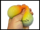 Rainbow Soft Fuzzy Ball - Fuzz Velvet Doh Ball