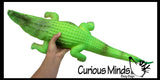 Jumbo Grow a Gator in Water - Add Water and it Grows up to 3ft - Alligator Crocodile Critter Toy