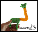 Cute Giraffe Neck Pull and Pop Snap Animal Expanding Flexible Accordion Tube Toy - Free Play - Open Ended Fidget Toy