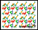 Cute Giraffe Neck Pull and Pop Snap Animal Expanding Flexible Accordion Tube Toy - Free Play - Open Ended Fidget Toy