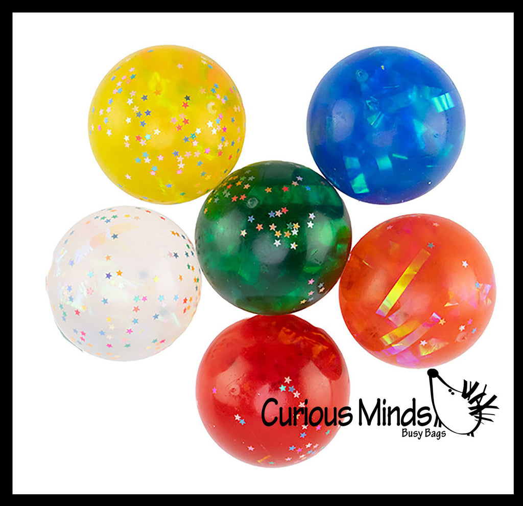 Squishy Glitter with Streamers Stress Ball