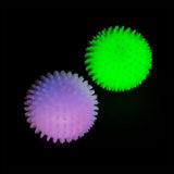 Glow in the Dark Spiky Doh Filled Stress Ball - Glob Balls - Squishy Gooey Shape-able Squish Sensory Squeeze Balls